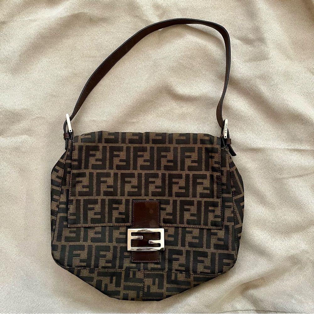 Fendi Mama Forever Bag Zucca Canvas EUC - Picture 5 of 13